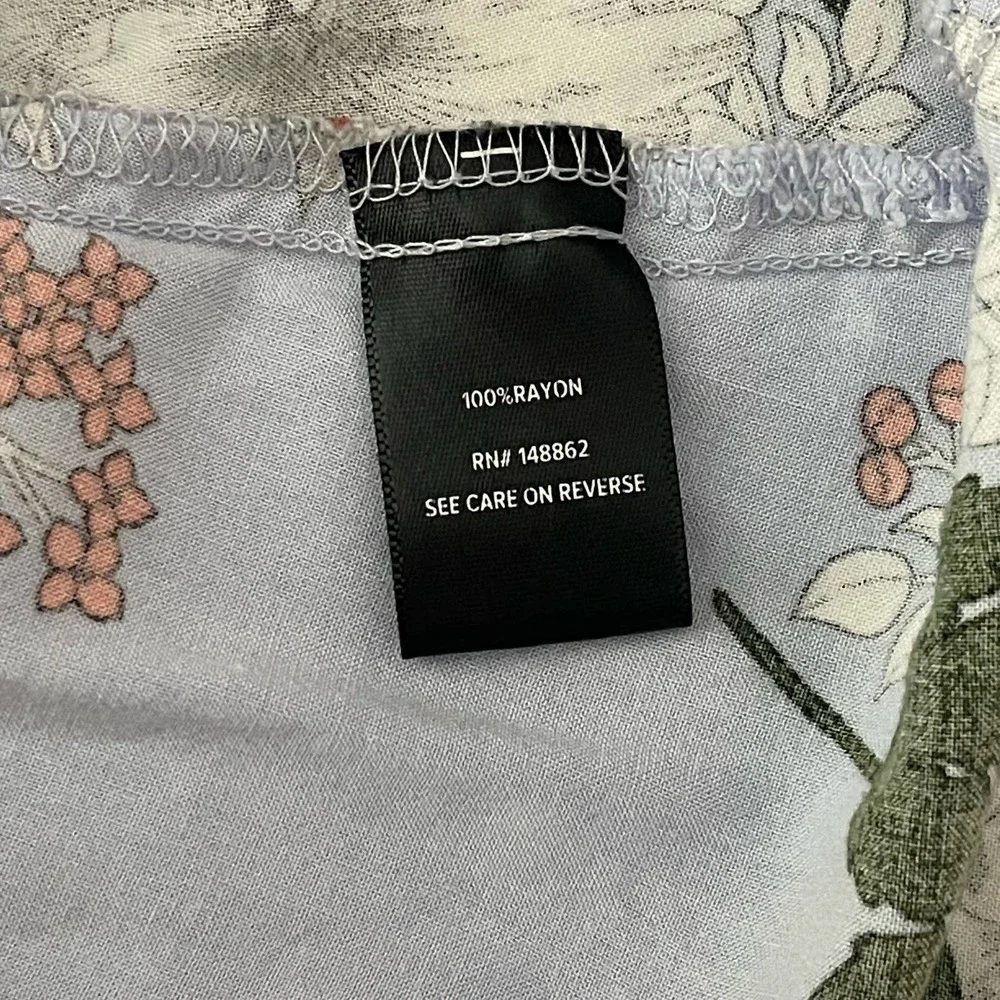 Torrid Floral Mini Challis Skater Dress Size 1X - Picture 12 of 12